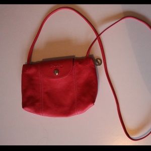 Pink Longchamp Crossbody Bag